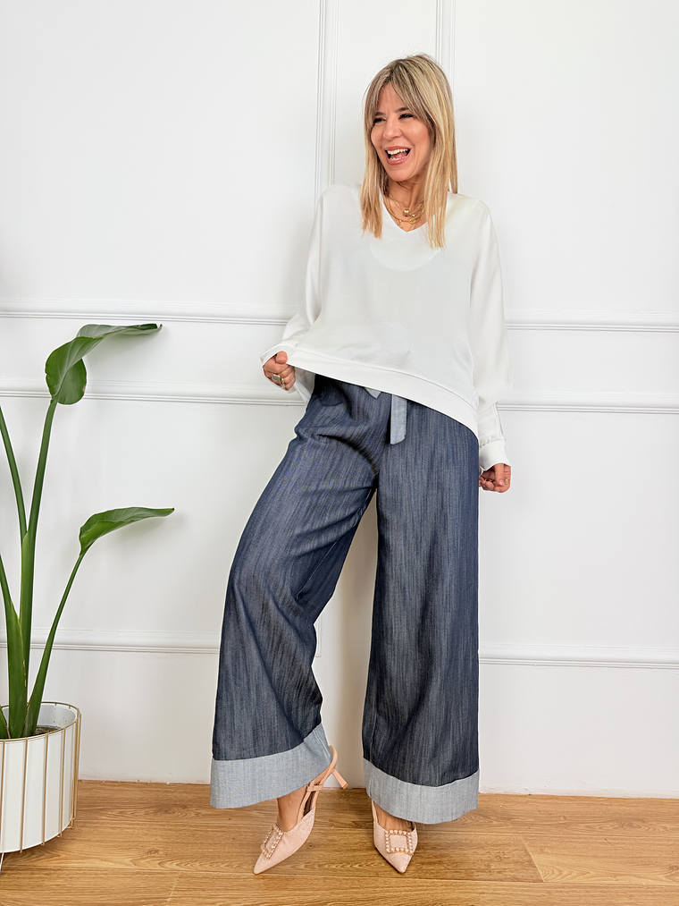 Clara Whisper Blouse 5765 White 3