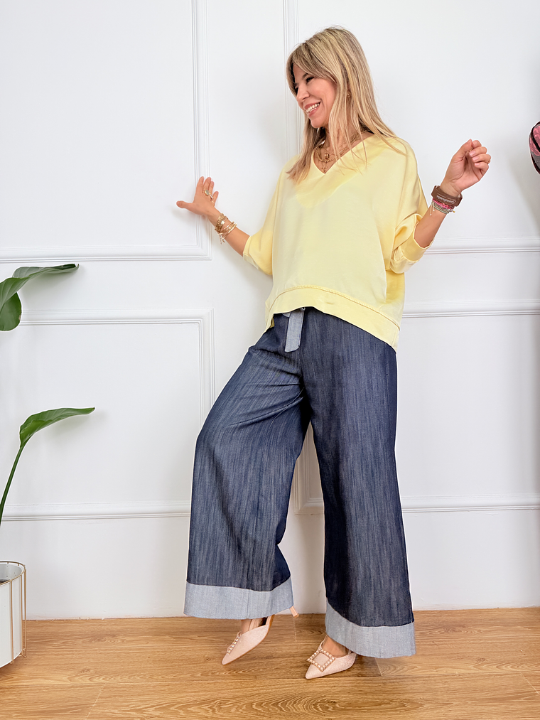 Clara Whisper Blouse 5765 Yellow  3