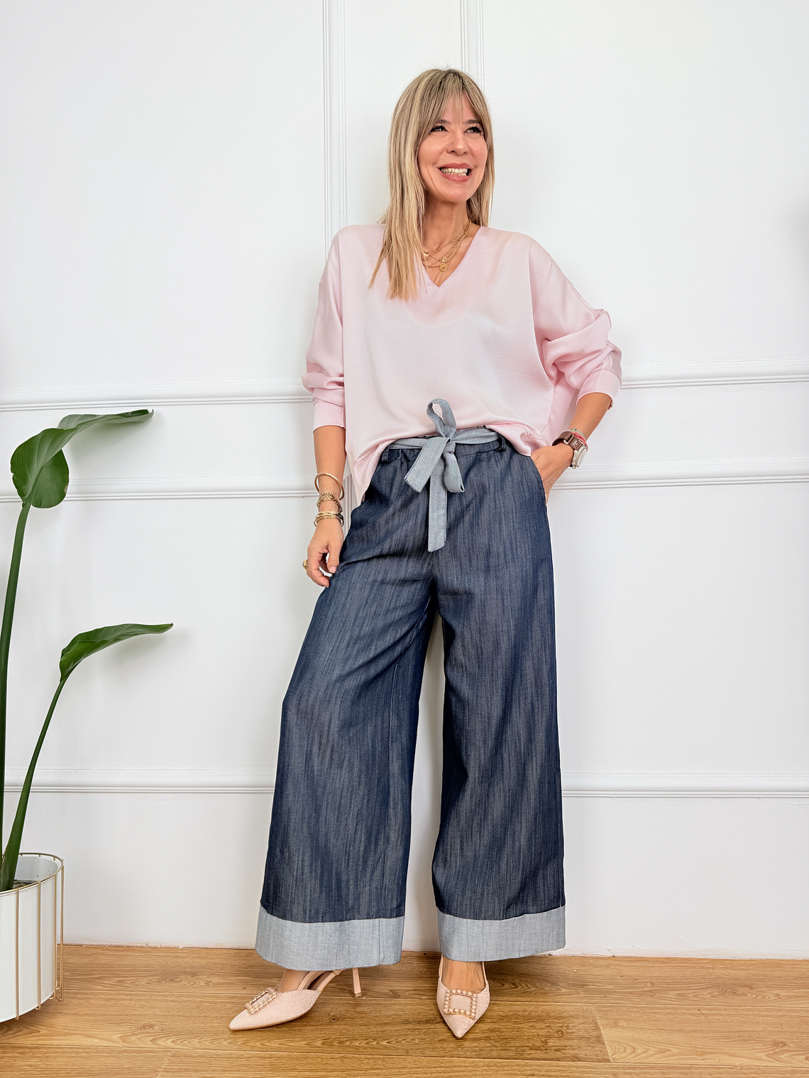 Clara Whisper Blouse 5765 Pink 2