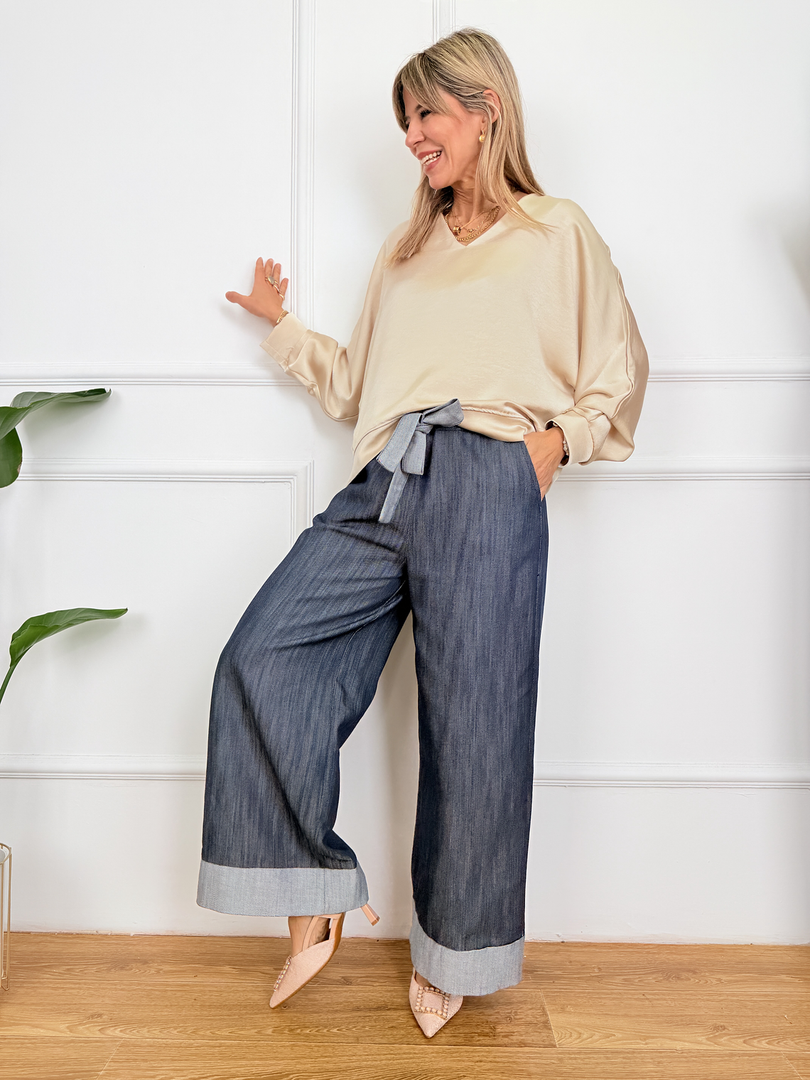 Clara Whisper Blouse 5765 Beige 3