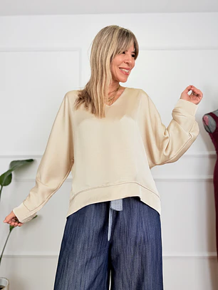 Clara Whisper Blouse 5765 Beige