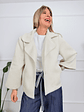 Classique Coat 5307 Ivory  - thumbnail 1