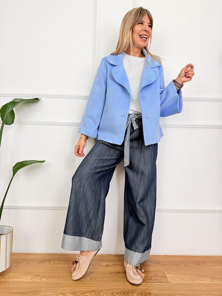 Classique Coat 5307 Baby Blue  2