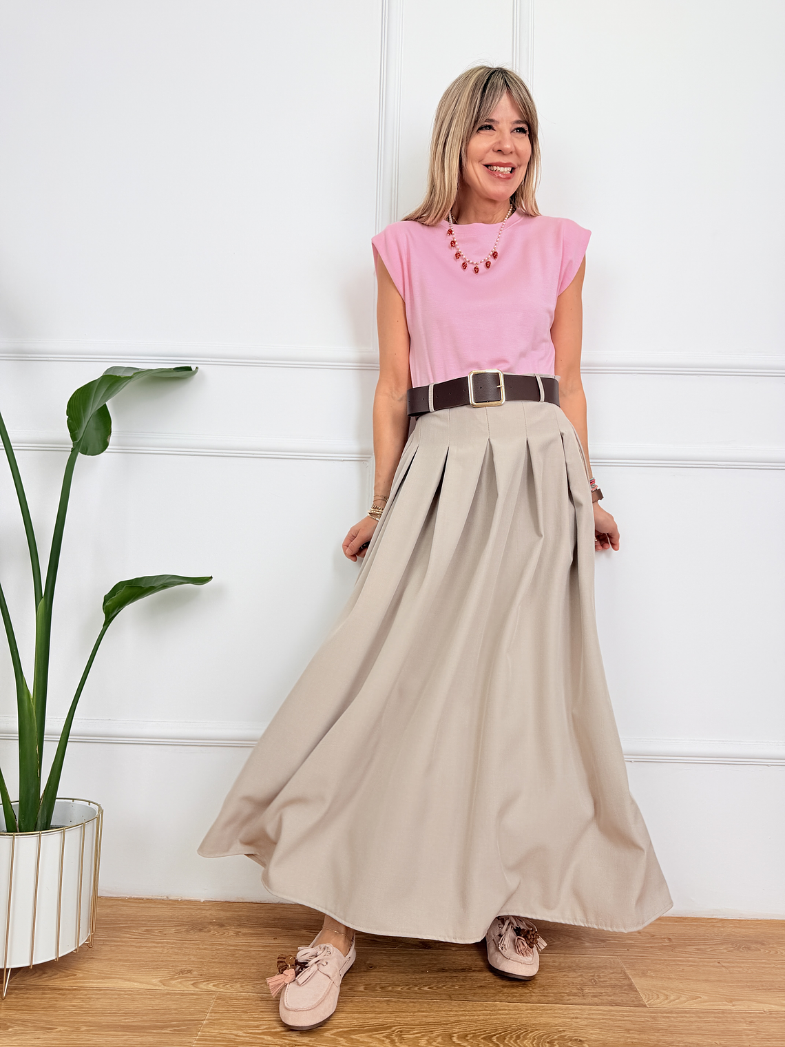 Loulou Studio Dress 118M5898 Pink  2