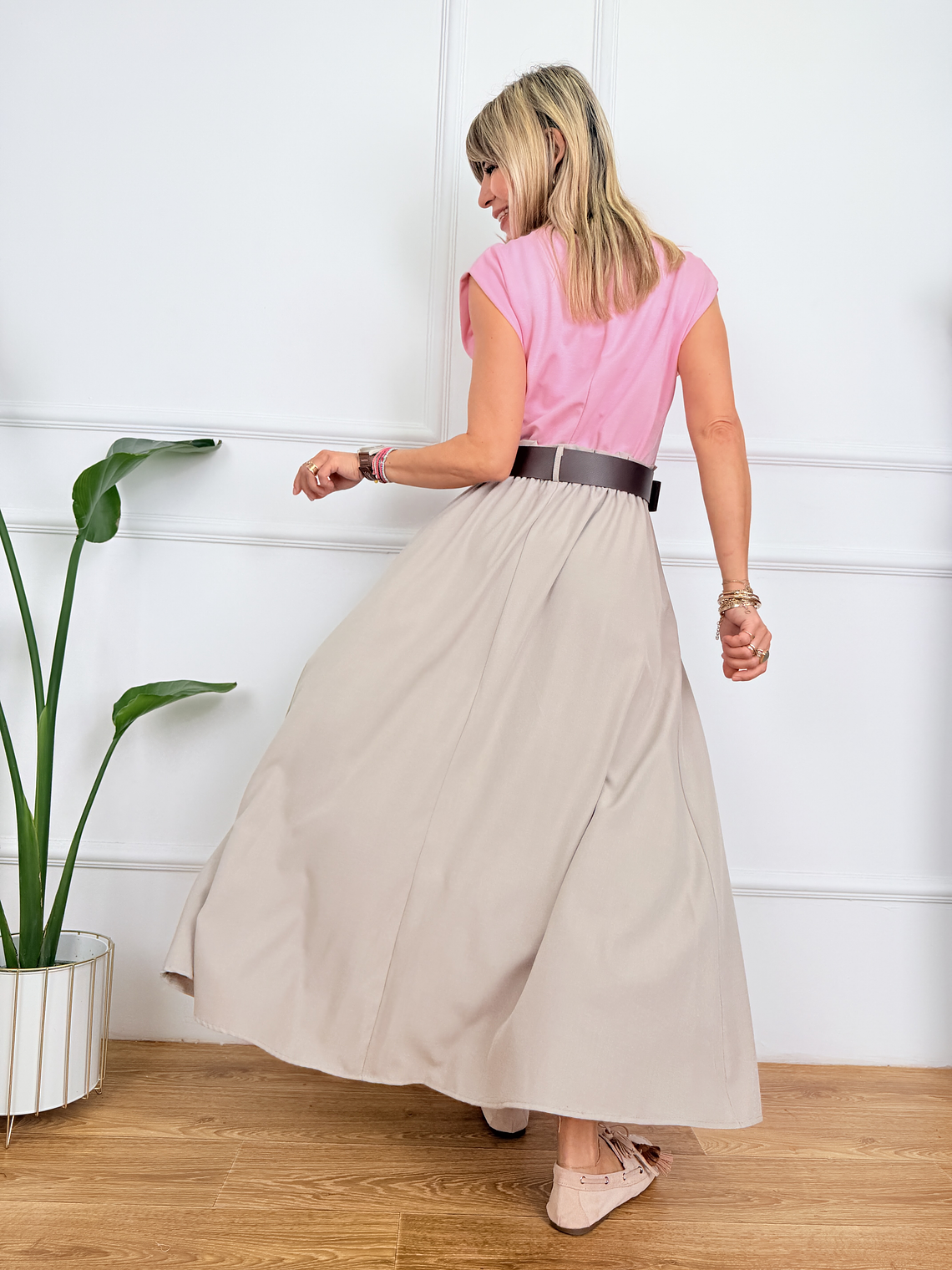 Loulou Studio Dress 118M5898 Pink  3