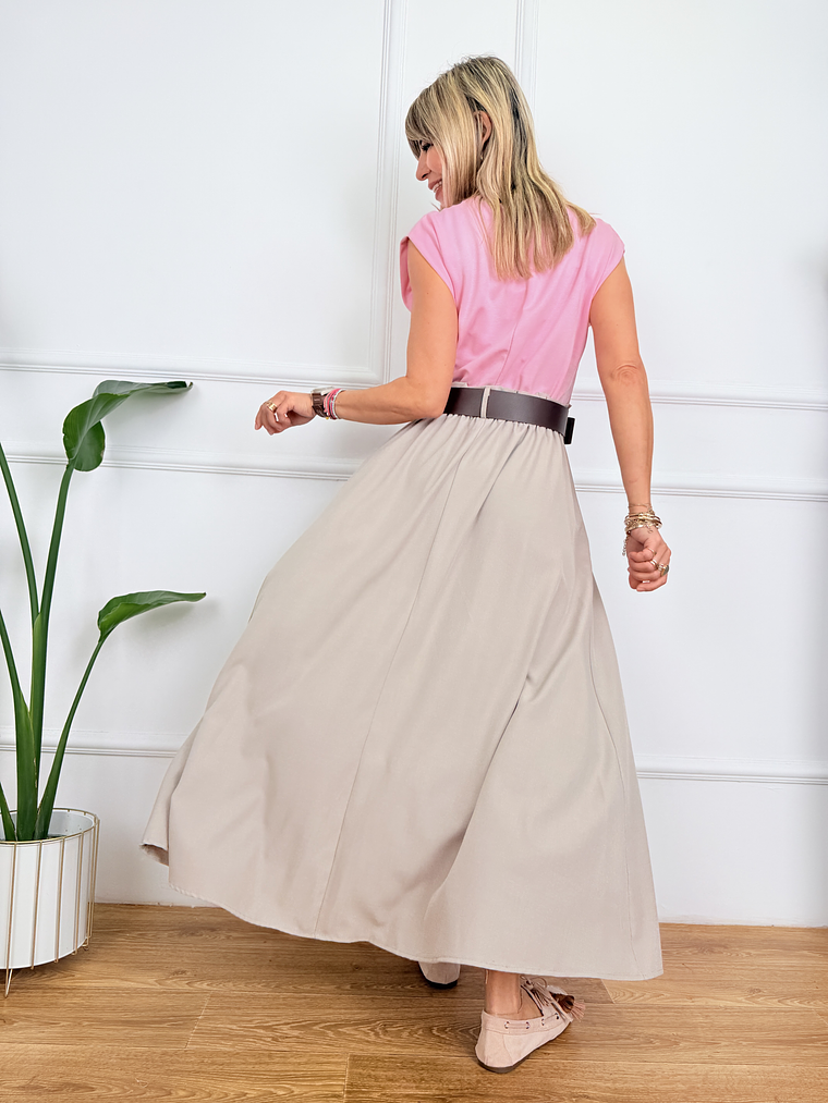 Loulou Studio Dress 118M5898 Pink  3