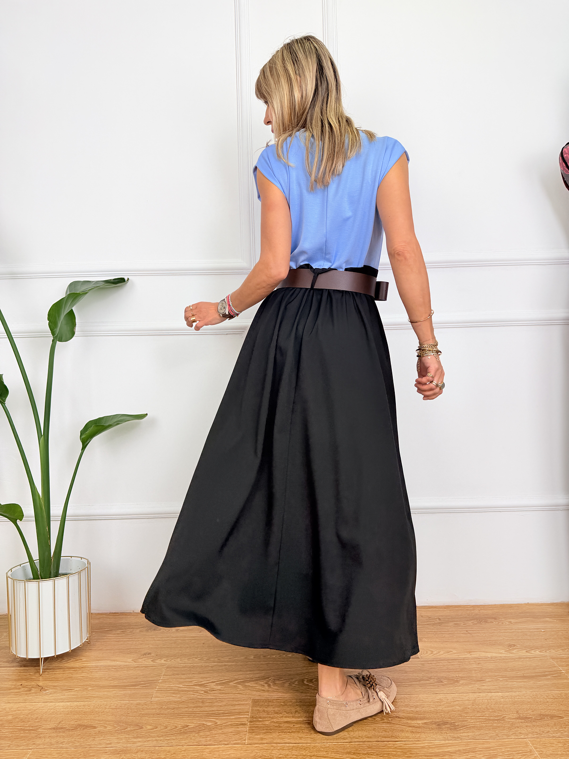 Loulou Studio Dress 118M5898 Blue  3