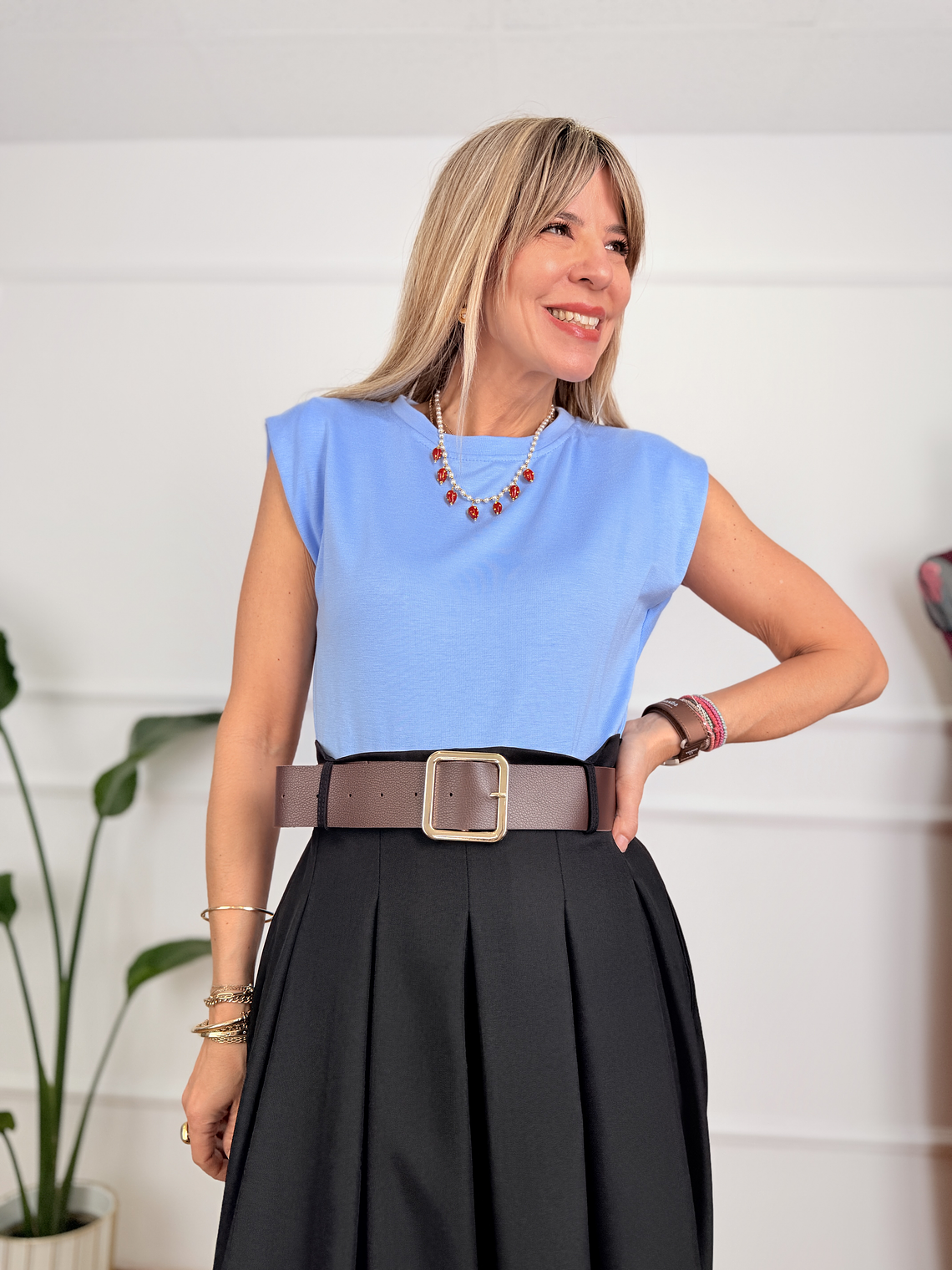 Loulou Studio Dress 118M5898 Blue  4