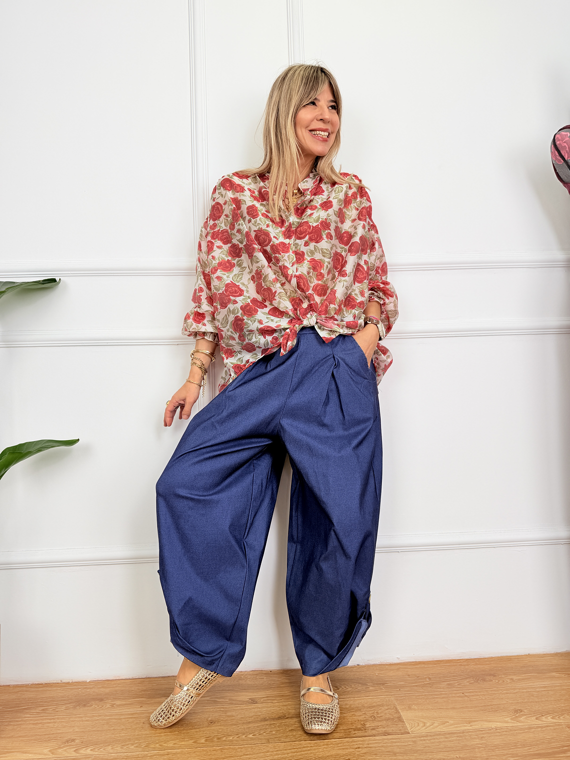 La Sorella Shirt 2968 Red  2