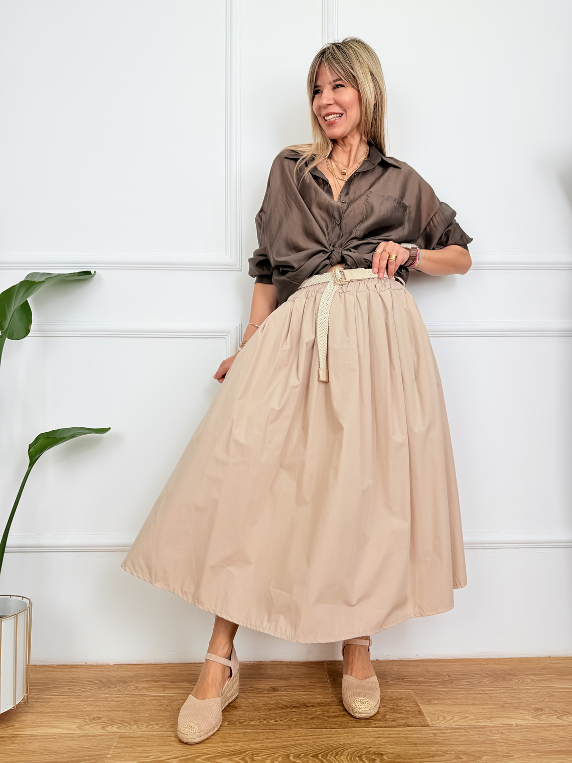 Perfect Shirt SH772 Brown  2