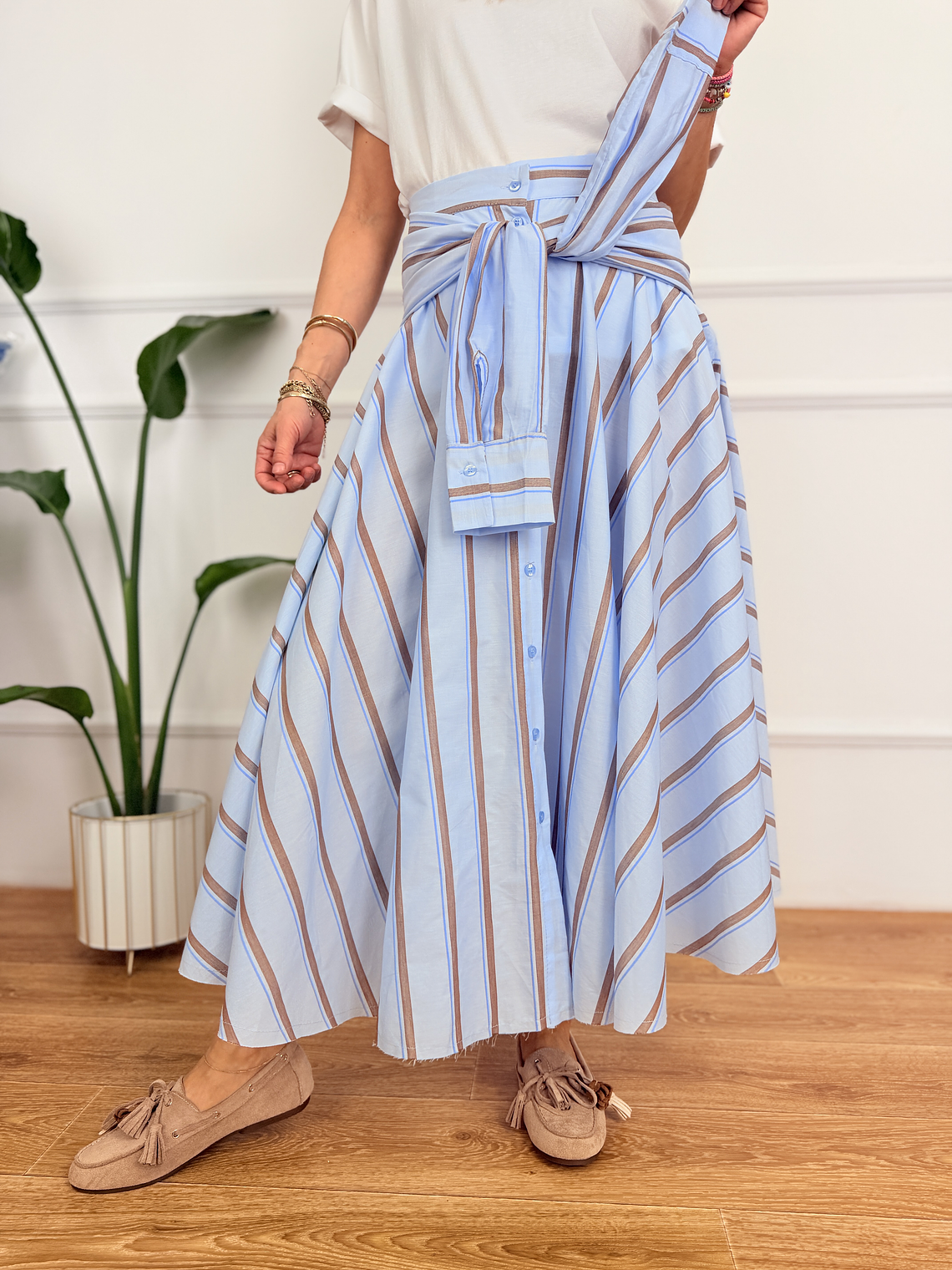 Isla Skirt 4774 Blue  4