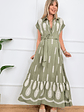 Gaia Walk Dress 55312 Khaki - thumbnail 2
