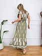 Gaia Walk Dress 55312 Khaki - thumbnail 3