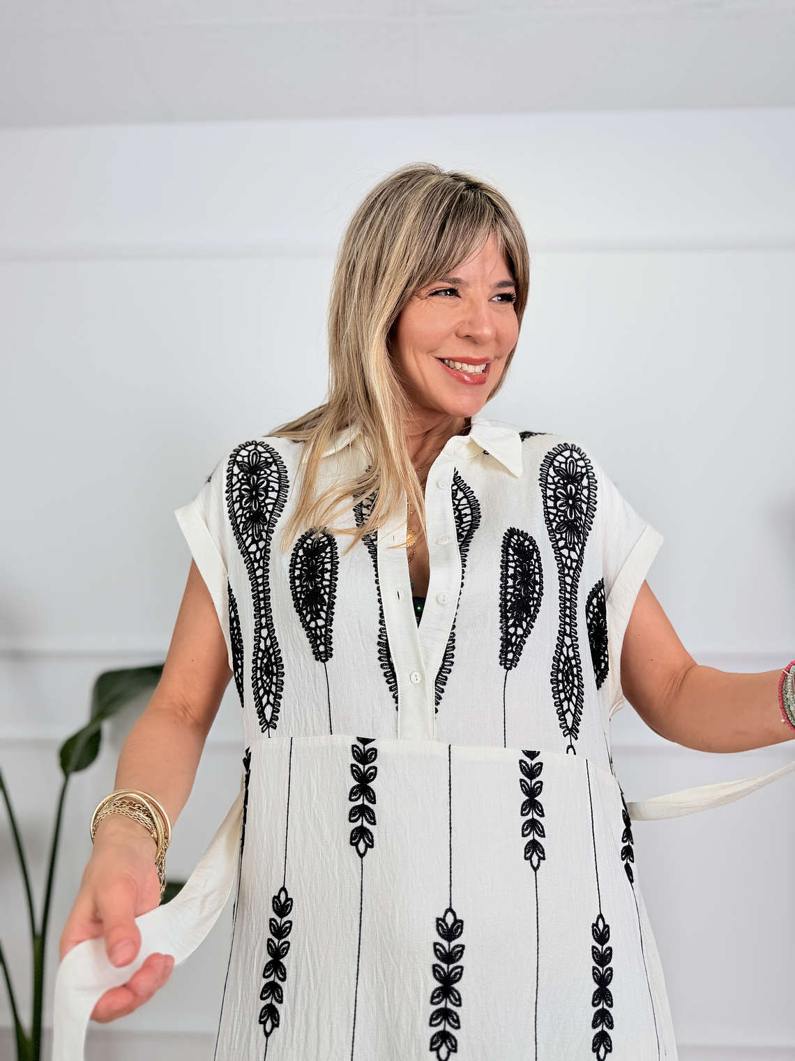 Gaia Walk Dress 55312 White   4