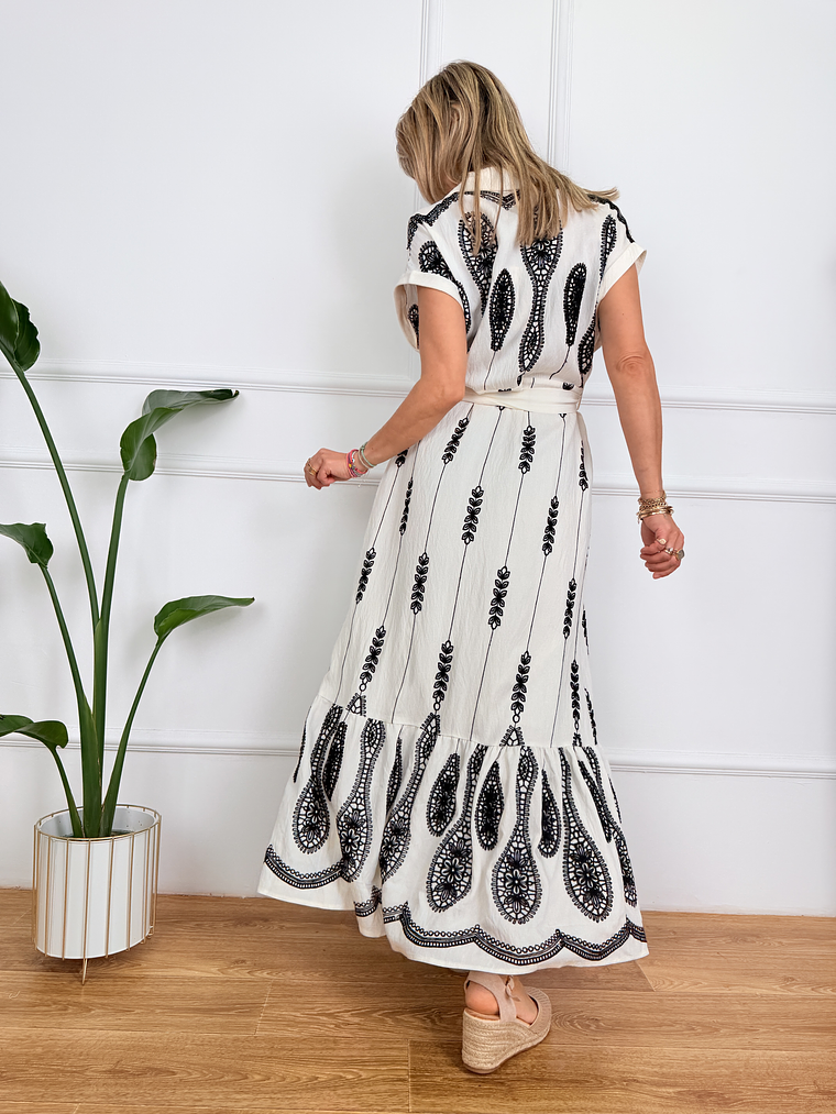 Gaia Walk Dress 55312 White   3