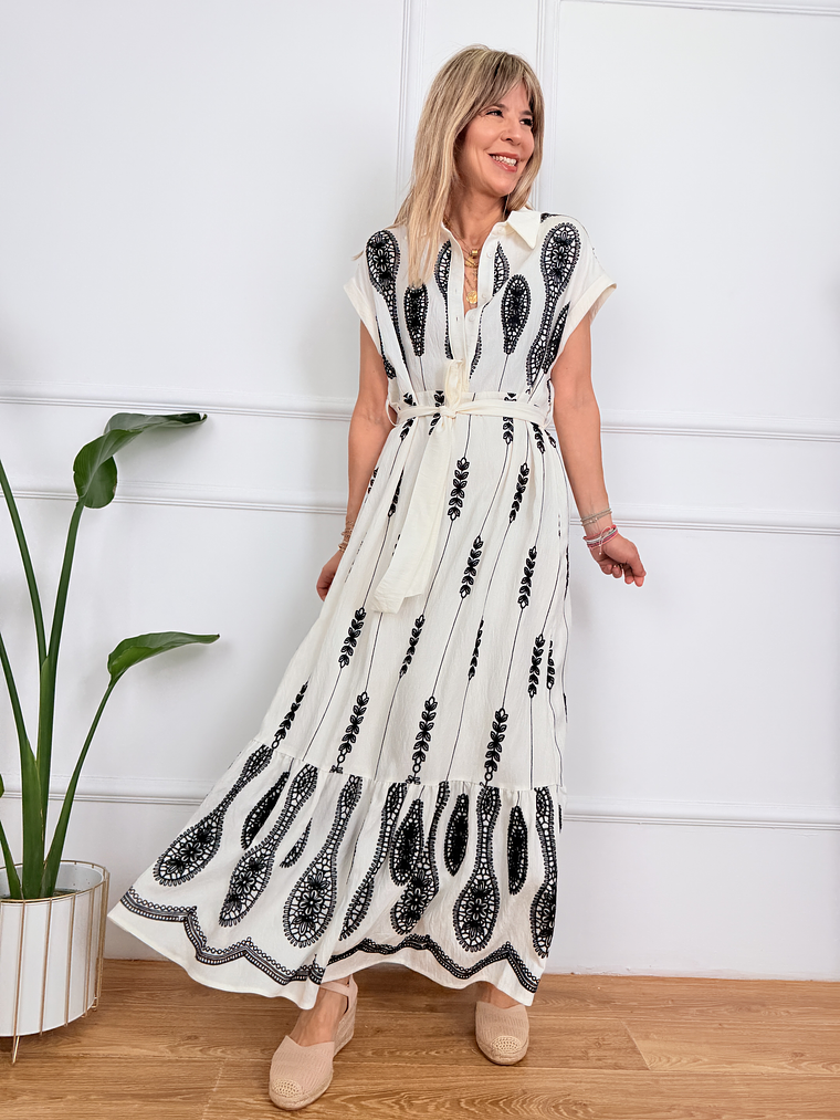 Gaia Walk Dress 55312 White   1