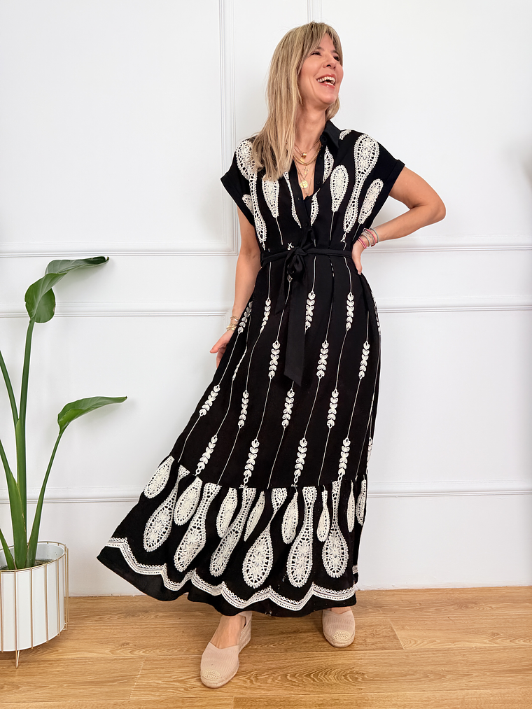 Gaia Walk Dress 55312 Black  1