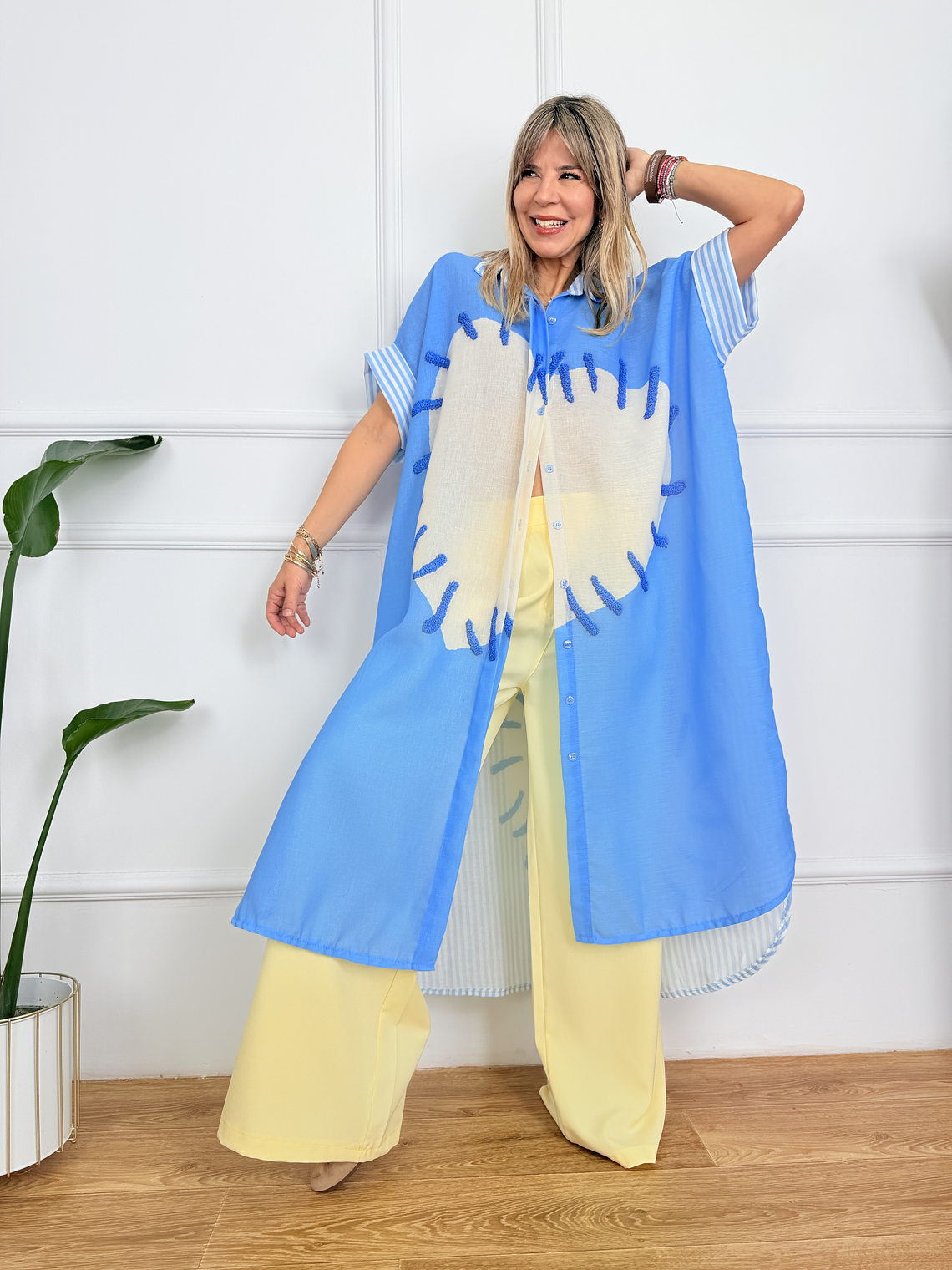 Velméra Tunic Shirt Sky 2806  1