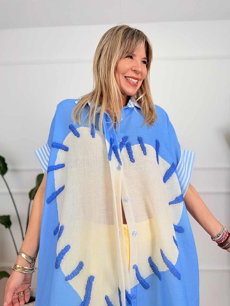 Velméra Tunic Shirt Sky 2806  4