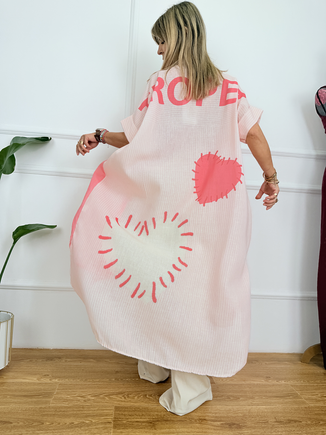 Velméra Tunic Shirt Pink 2806  3