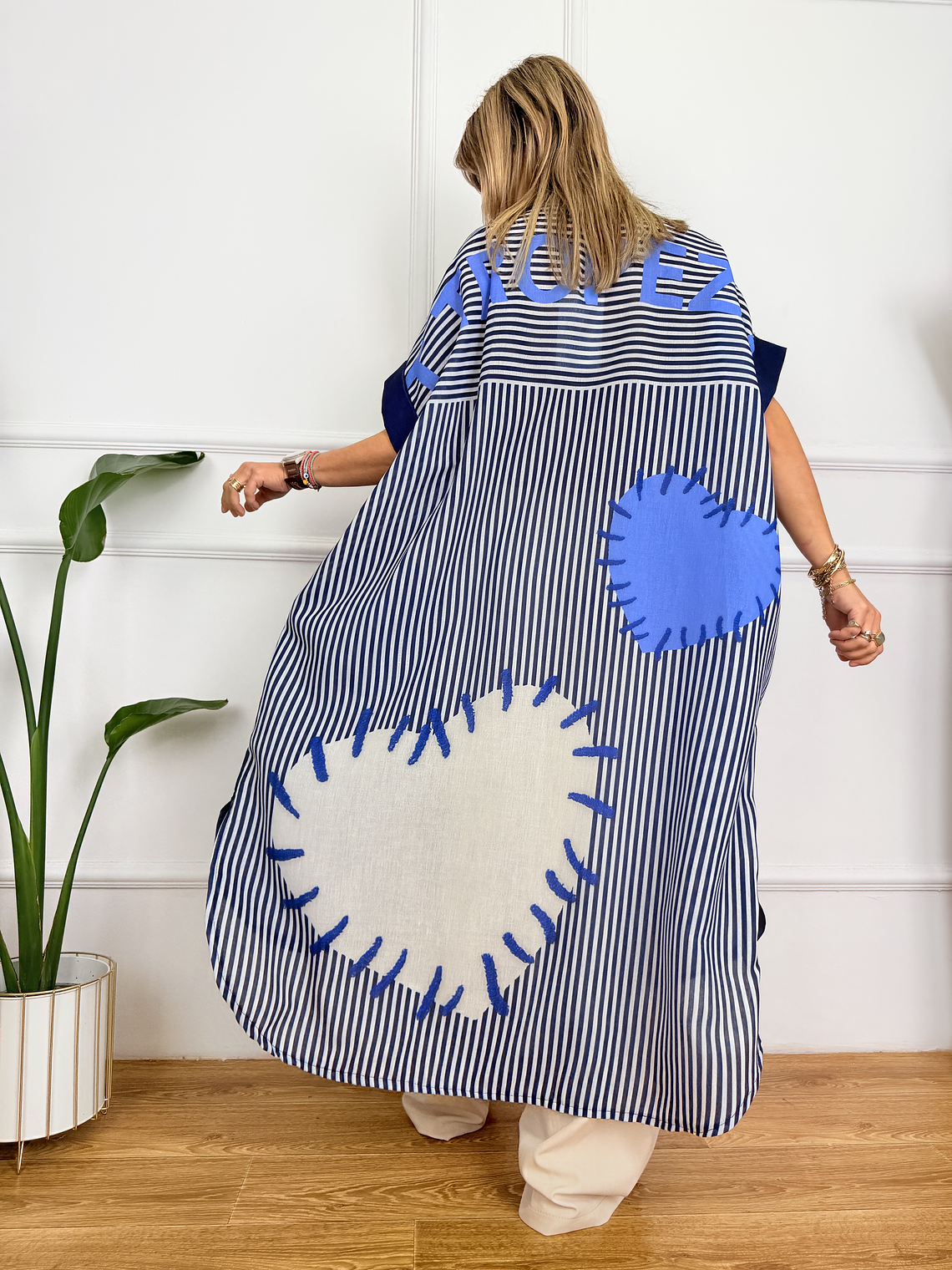 Velméra Tunic Shirt Dark Blue 2806  3