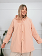 Chic Trench Coat G2192 Pink  - thumbnail 1