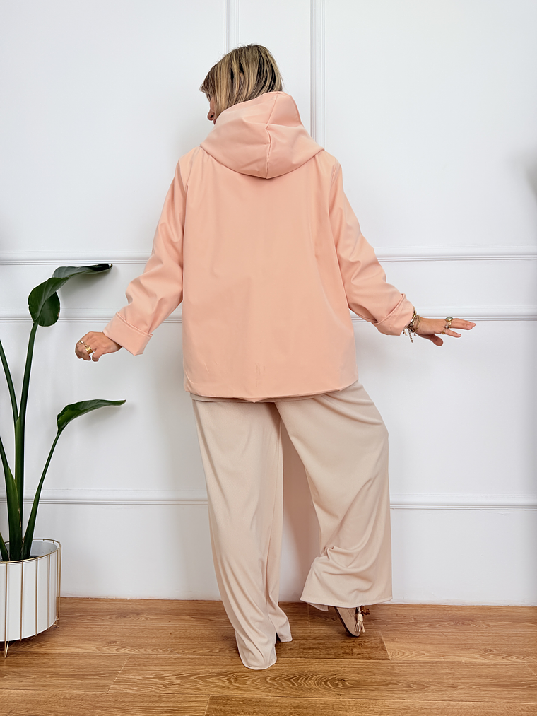 Chic Trench Coat G2192 Pink  5