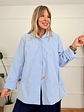 Chic Trench Coat G2192 Blue  - thumbnail 1
