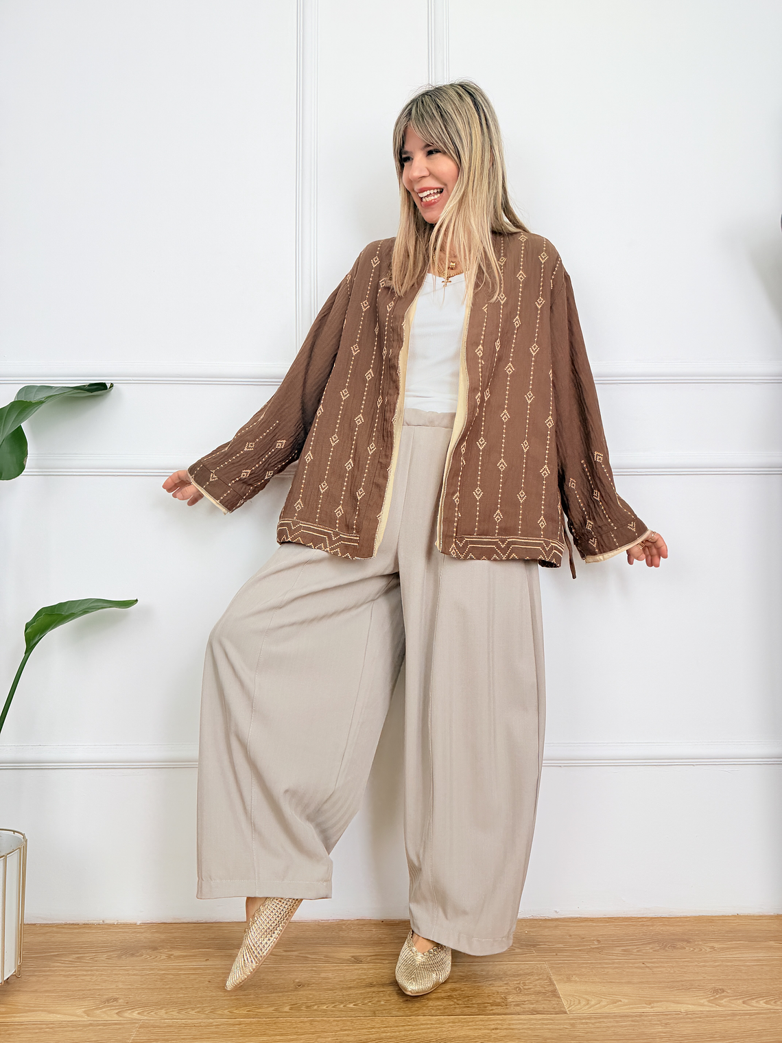 Strétta Kimono Brown 3154  3