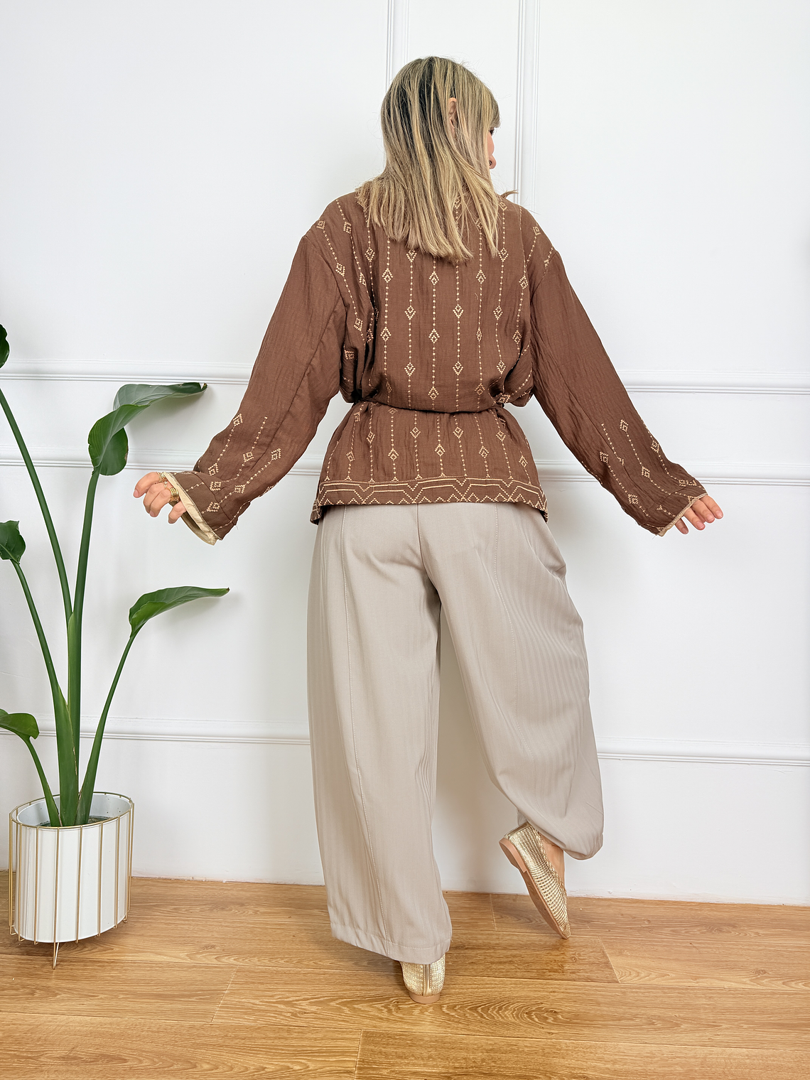 Strétta Kimono Brown 3154  5