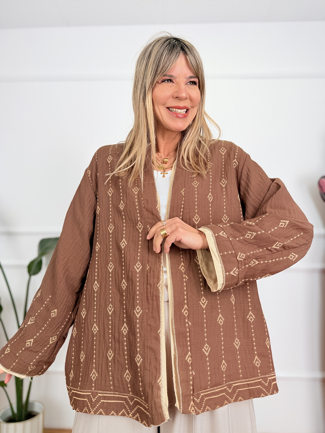 Strétta Kimono Brown 3154  1