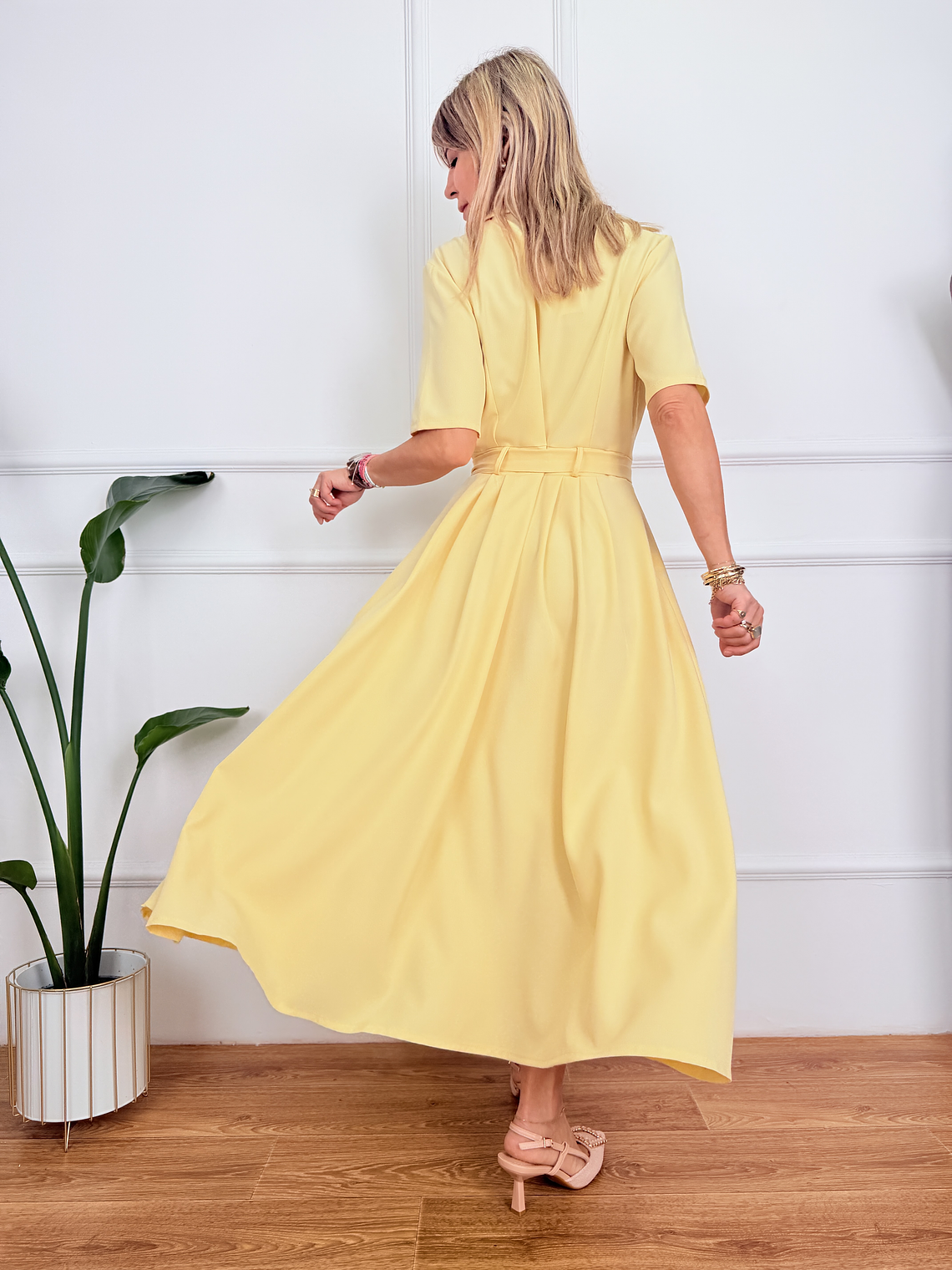 Blushark Dress Yellow 55001 3