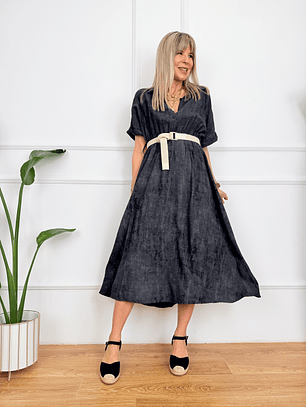 Concrete Runway Dress Charcoal 10883 