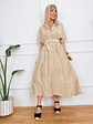 Concrete Runway Dress Beige 10883 - thumbnail 1