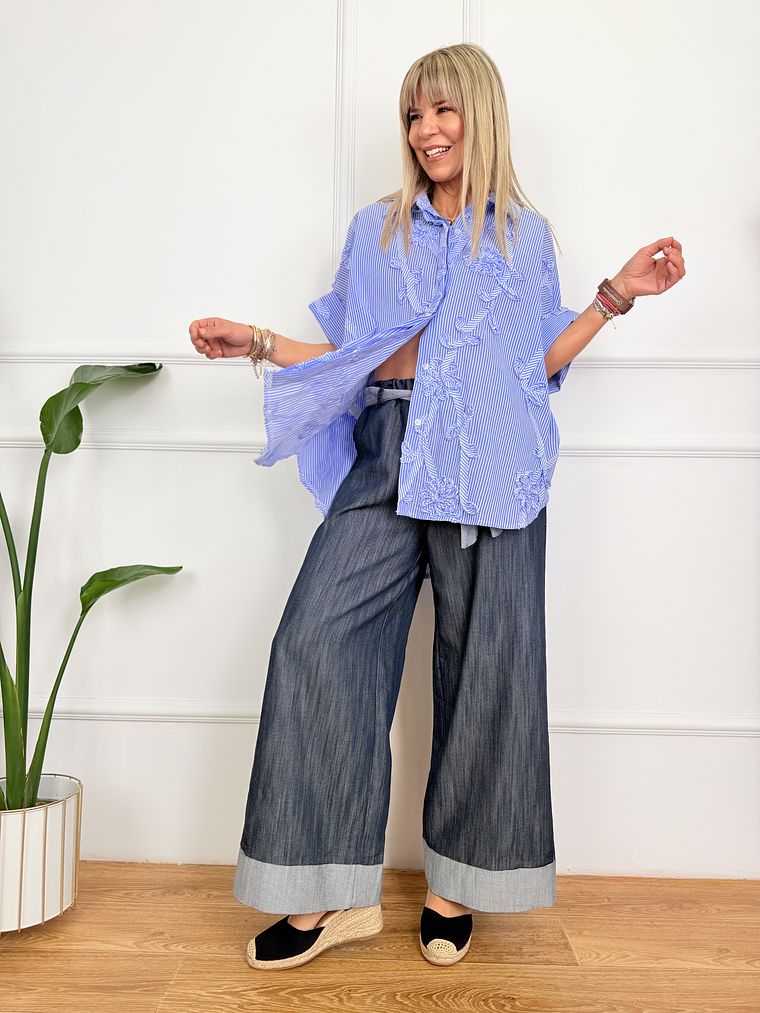 Barbie Hood Shirt Blue 571 3