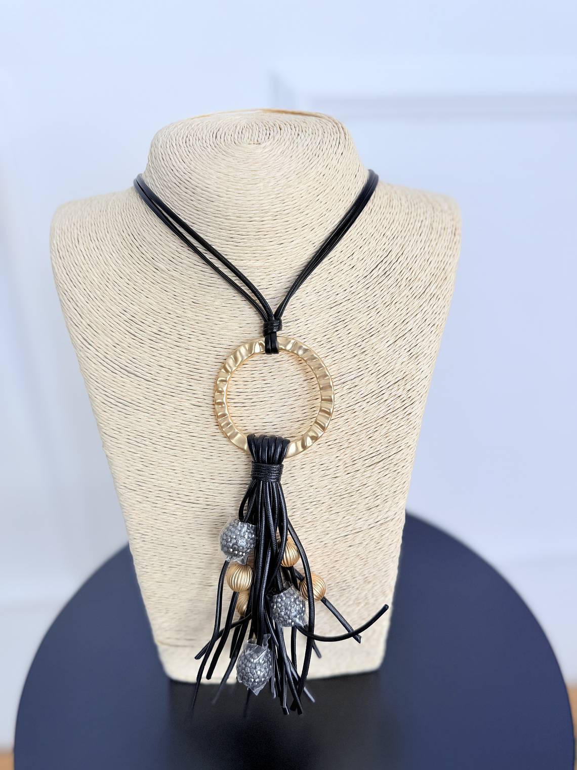 Only Long Necklace 330 Black  1