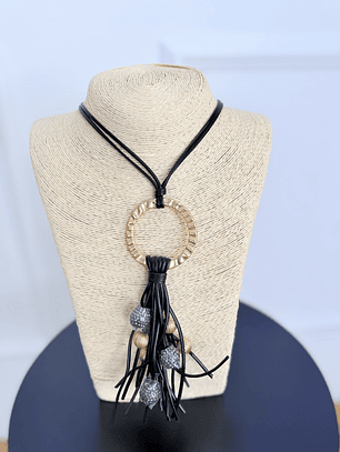 Only Long Necklace 330 Black 