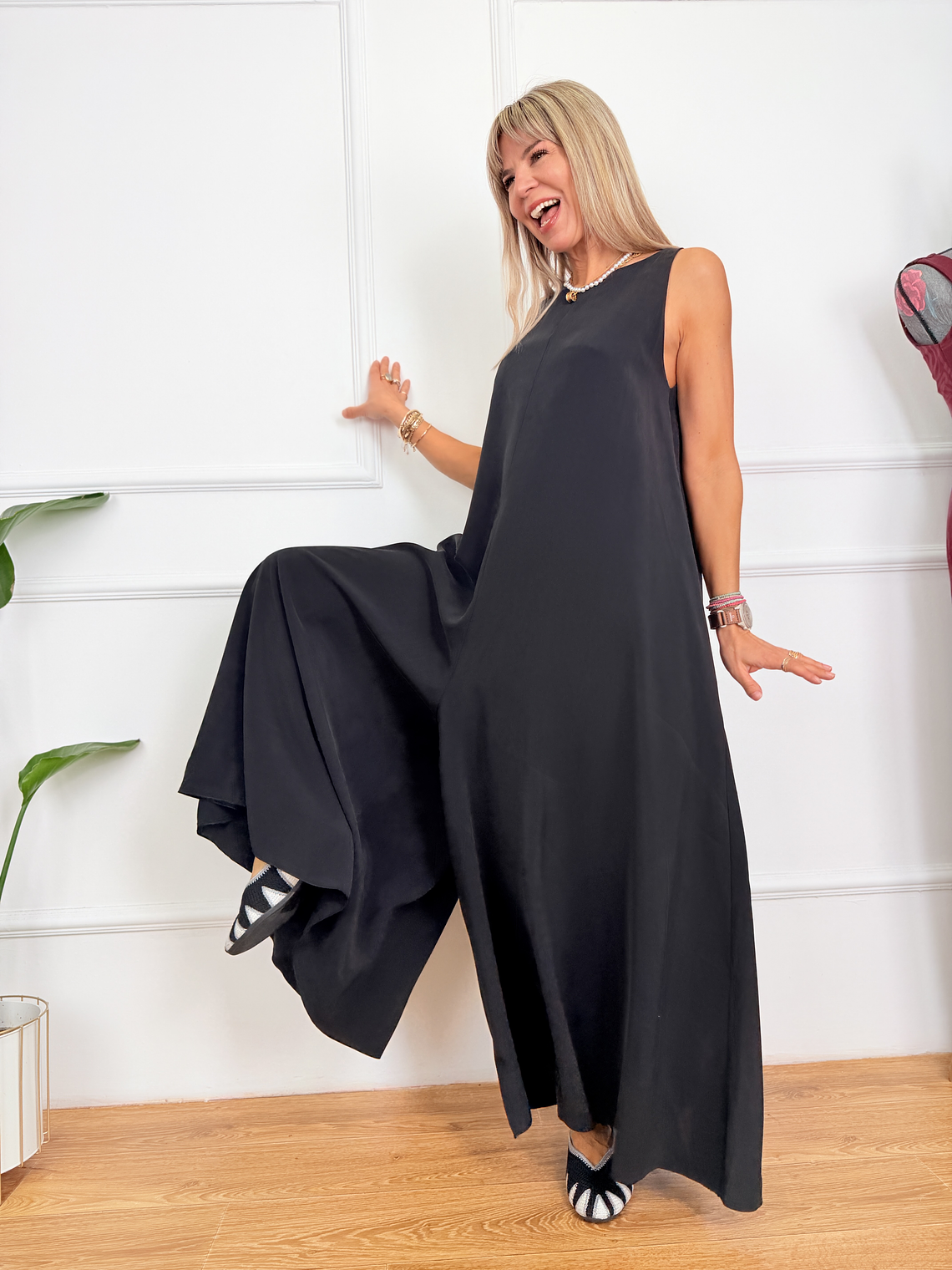 Zawadi Jumpsuit Black S17166  2