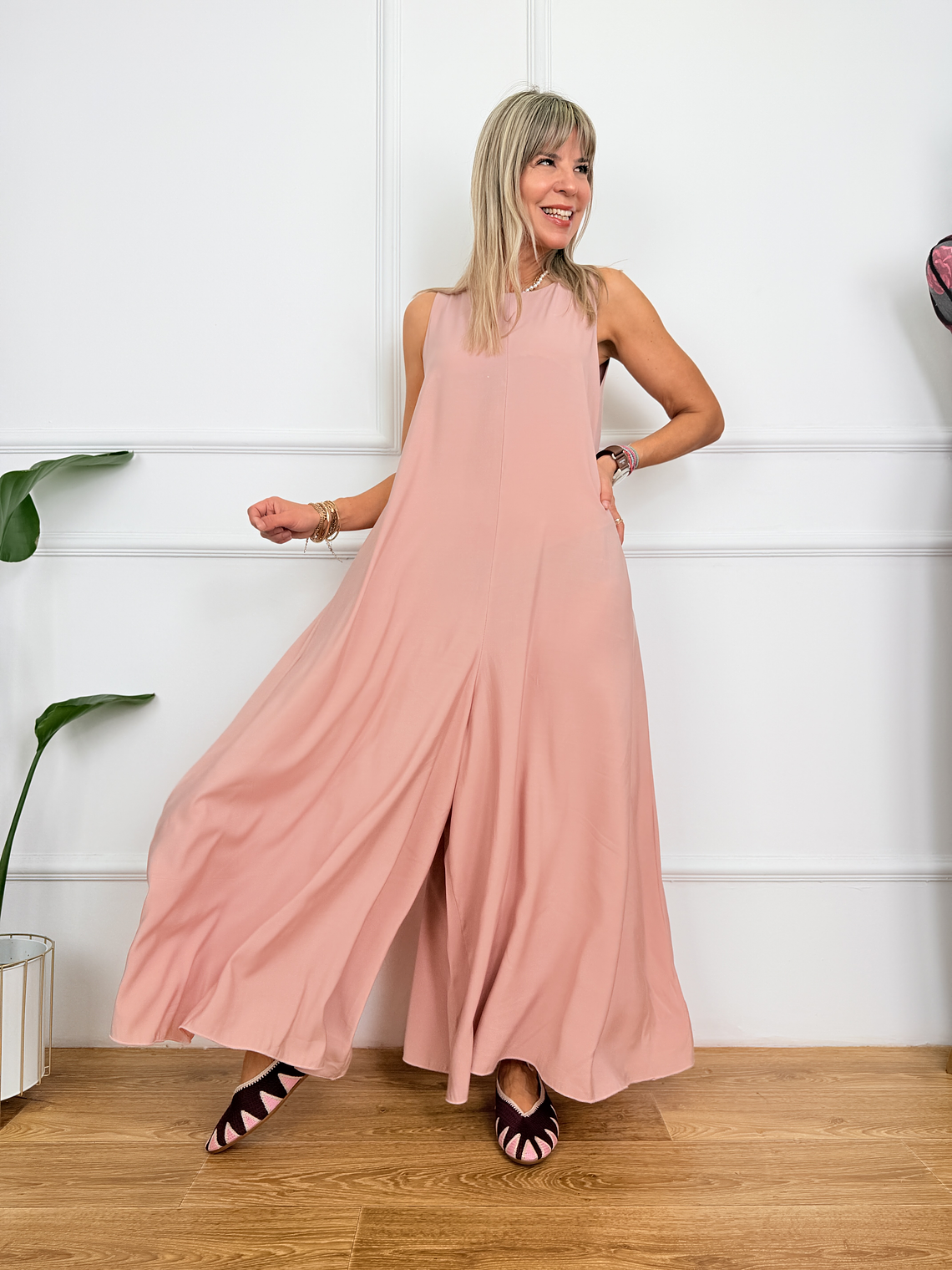 Zawadi Jumpsuit Pink S17166 1