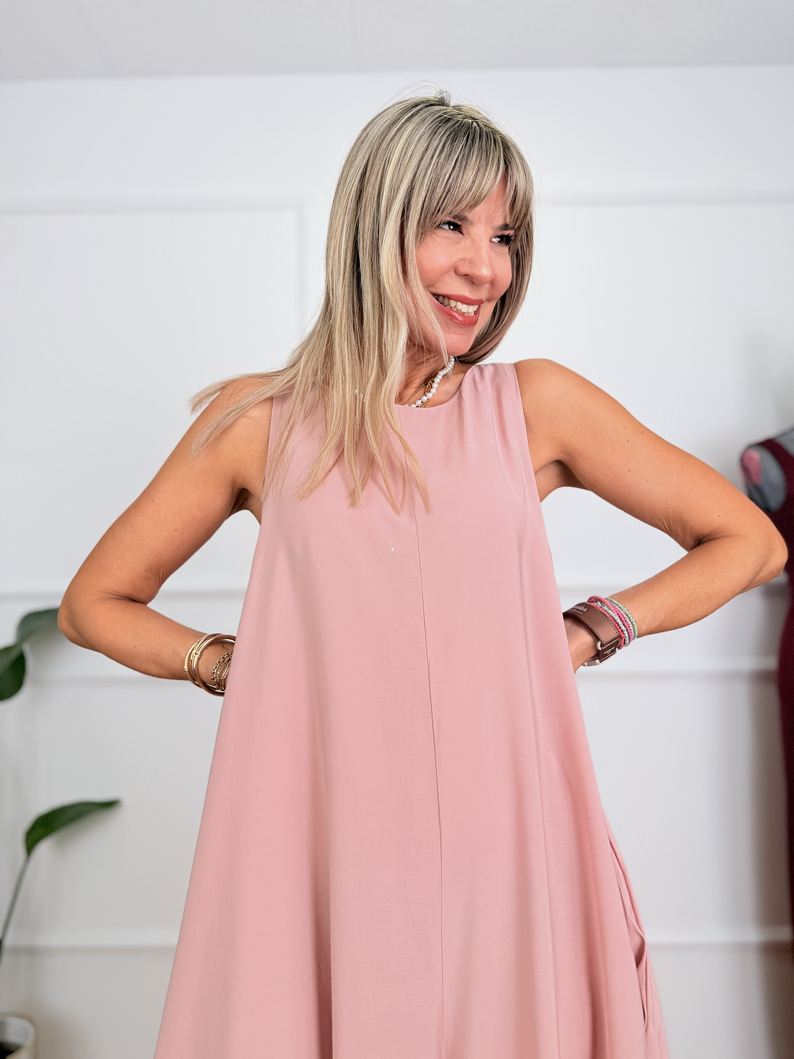 Zawadi Jumpsuit Pink S17166 4