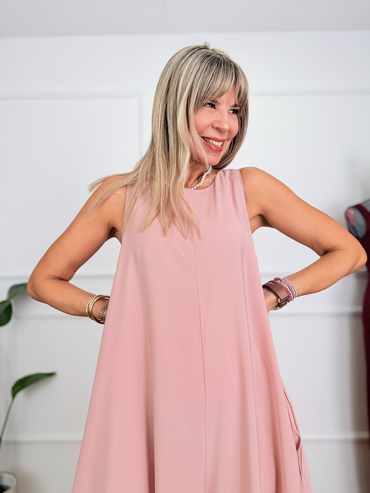 Zawadi Jumpsuit Pink S17166 4