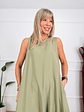 Aziza Dress Khaki S2661 - thumbnail 4