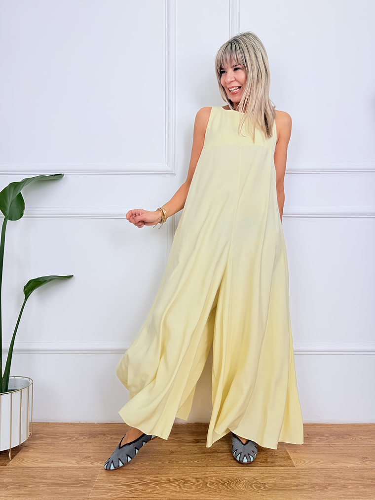 Zawadi Jumpsuit Yellow S17166 2