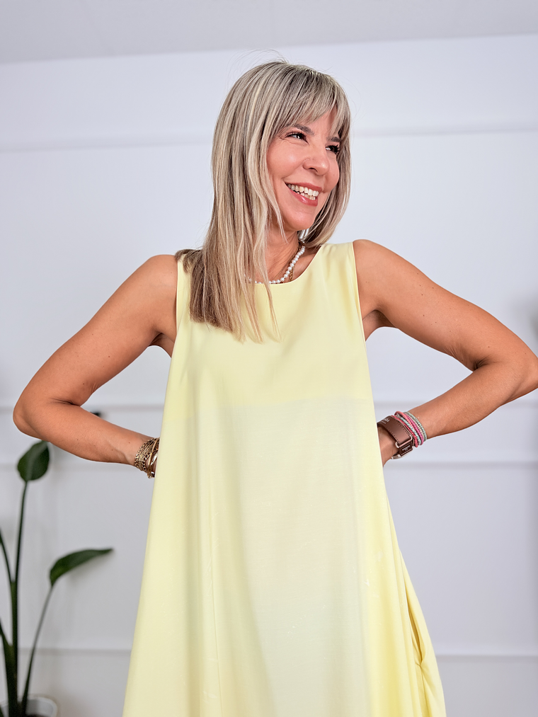 Aziza Dress Yellow S2661 4