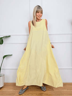 Aziza Dress Yellow S2661