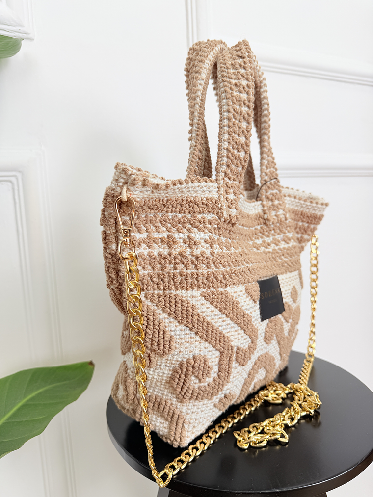 ALINA MINI BOHO BAG BEIGE  2