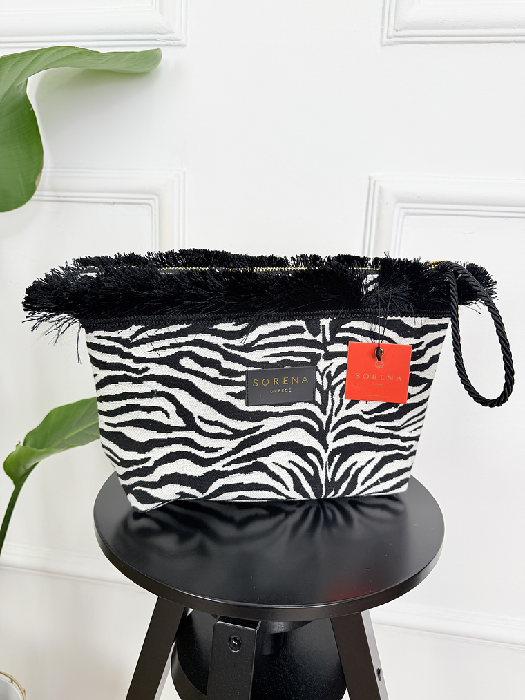 SAMIOPOULA ZEBRA CLUTCH 2
