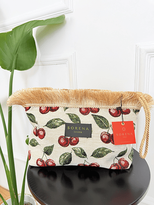 SAMIOPOULA CHERRY CLUTCH