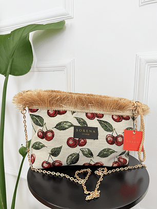 SAMIOPOULA CHERRY CLUTCH