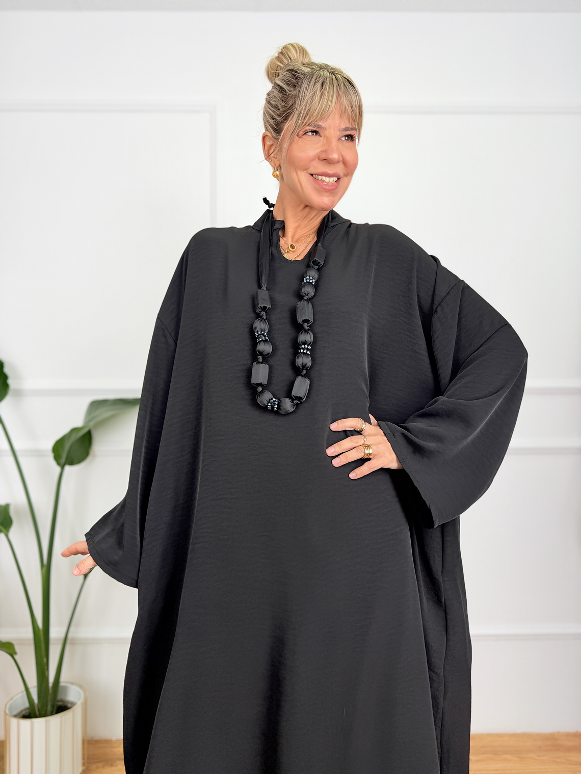 Ειρήνη Φόρεμα Mαύρο 50231  4